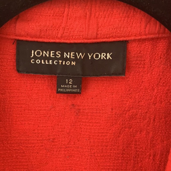 Orange Jones New York collection jacket. Size 12. Beautiful for the holidays! - Picture 2 of 5